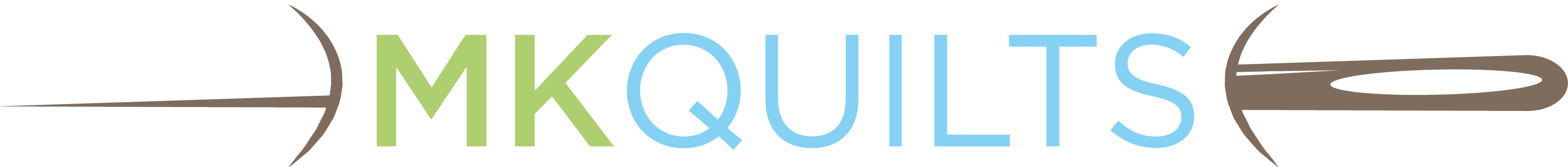 MK QUILTS Logo Print